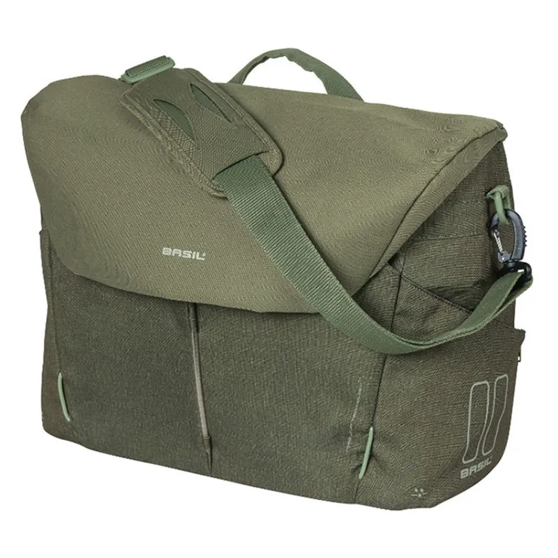 Basil B-safe Commuter Usb Hook-on Gepäckträgertasche 17l, Green olive, One Size Basil B-safe Commuter Usb Hook-on Gepäckträgertasche 17l, Green olive, One Size