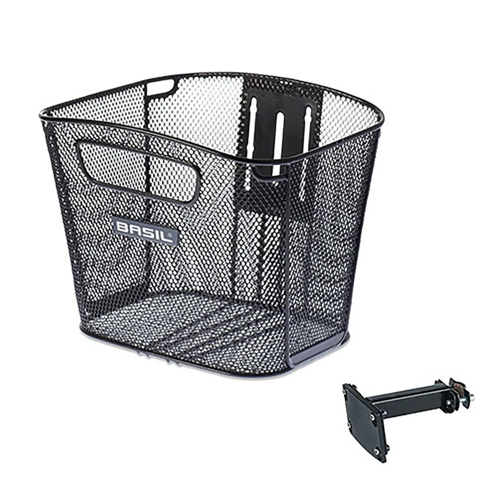 Basil Bold Fm Frontkorb, Black, One Size Basil Bold Fm Frontkorb, Black, One Size