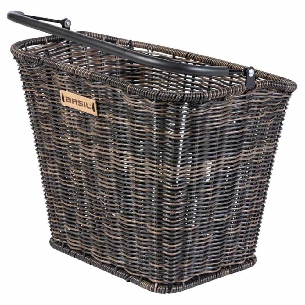 Basil Bremen Rattan Fix 18l Korb, Dark brown, One Size Basil Bremen Rattan Fix 18l Korb, Dark brown, One Size