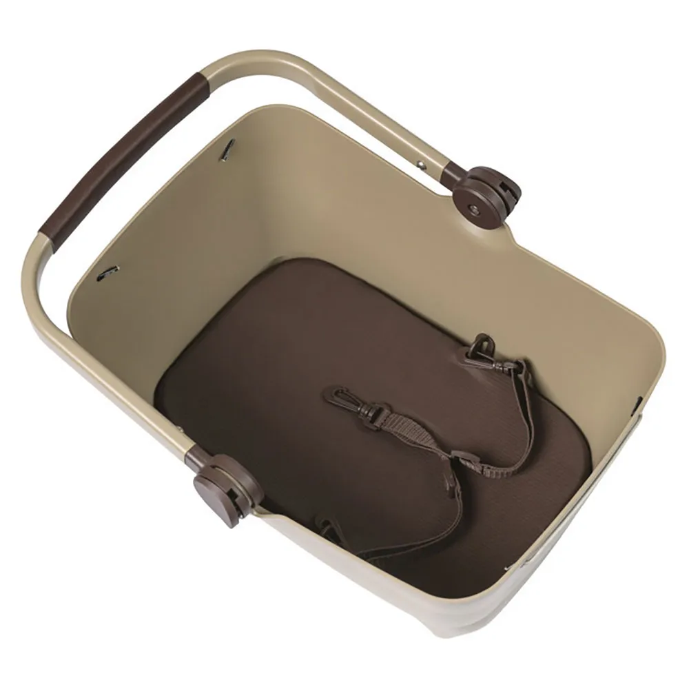Basil Buddy Dog Mik 32l Korb, Brown, One Size