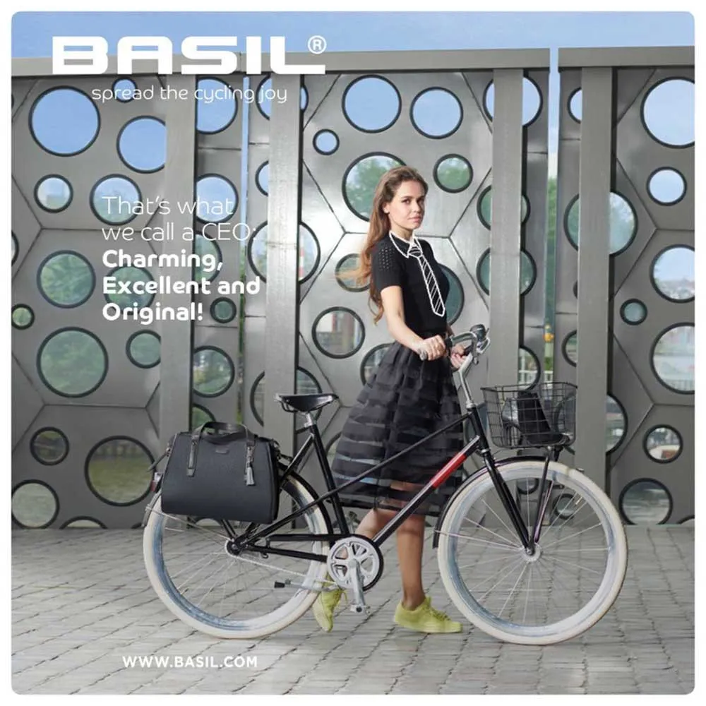 Basil Business Lenkertasche 17l, Black, One Size Basil Business Lenkertasche 17l, Black, One Size