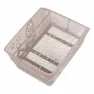 Basil Cento Flower 19l Hinterer Korb, Silver, One Size