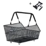 Basil Cento Mik Hinterer Korb 21l, Black, One Size