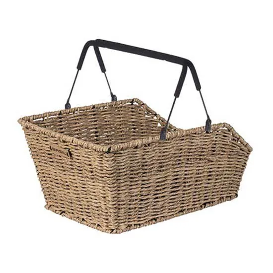 Basil Cento Rattan Look Hinterer Korb, Green, One Size Basil Cento Rattan Look Hinterer Korb, Green, One Size