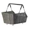 Basil Cento Rattan Look Mik 2.0 Hinterer Korb, Black, One Size