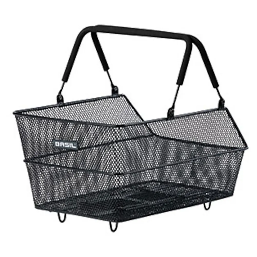 Basil Cento S Mik Hinterer Korb 20l, Black, One Size Basil Cento S Mik Hinterer Korb 20l, Black, One Size