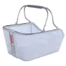 Basil Cento Tech Fiber Nordlicht Mik Hinterer Korb 21l, Silver blue, One Size