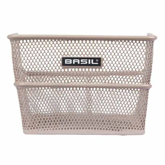 Basil Cetno S 11.5l Hinterer Korb, Silver, One Size Basil Cetno S 11.5l Hinterer Korb, Silver, One Size