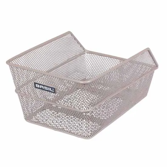 Basil Cetno S 11.5l Hinterer Korb, Silver, One Size Basil Cetno S 11.5l Hinterer Korb, Silver, One Size