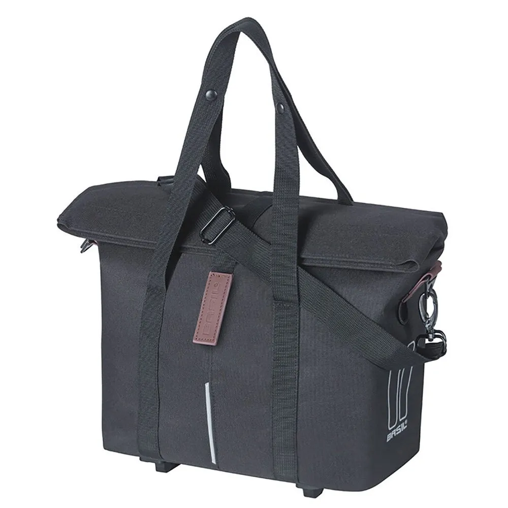 Basil City Mik Klickfix Tasche 8-11l, Black, One Size Basil City Mik Klickfix Tasche 8-11l, Black, One Size