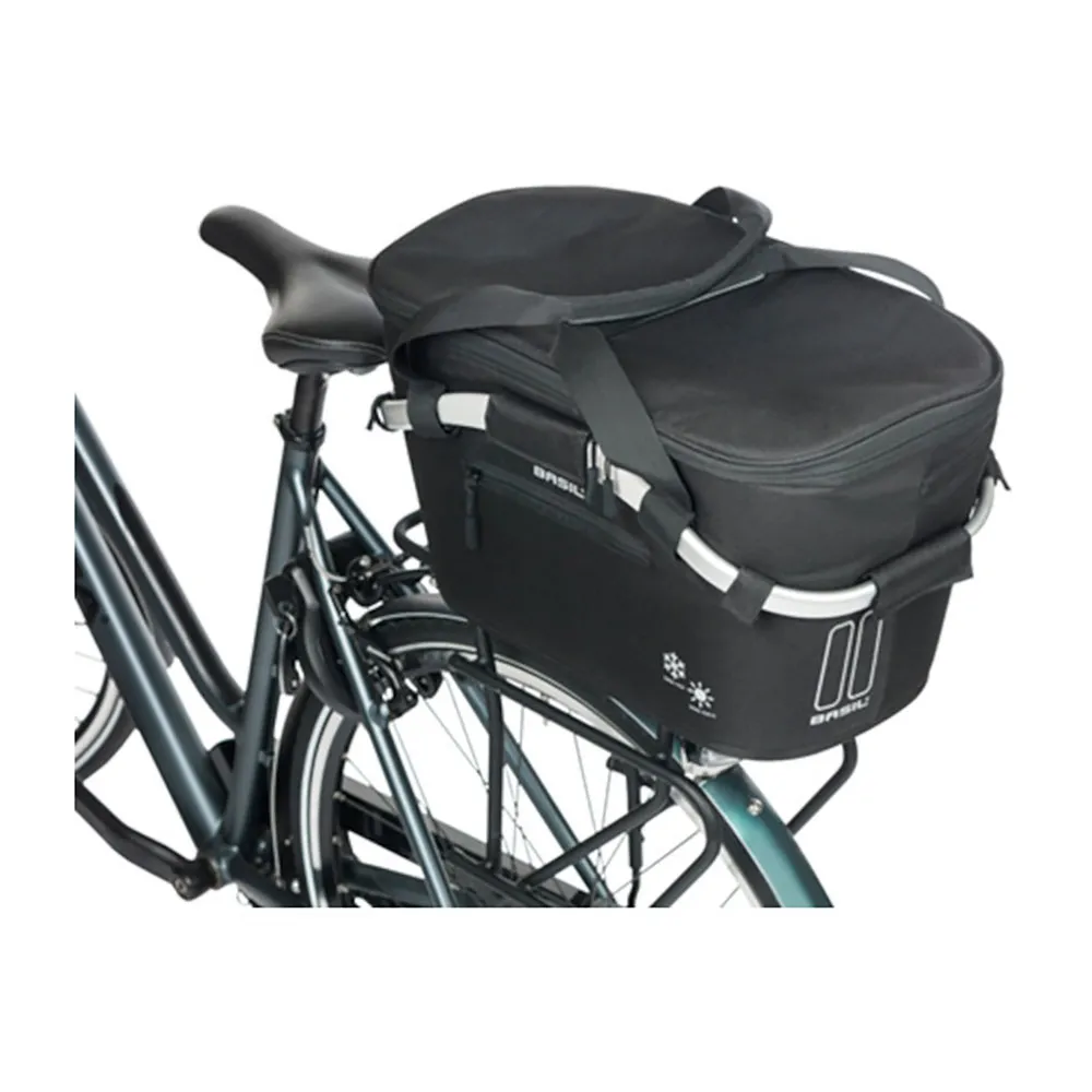 Basil Classic Carry All Hinterer Korb 18l, Black, One Size Basil Classic Carry All Hinterer Korb 18l, Black, One Size