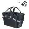 Basil Classic Carry All Mik Hinterer Korb 22l, Black, One Size
