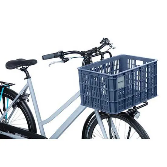 Basil Crate L Frontkorb, Blue, One Size Basil Crate L Frontkorb, Blue, One Size