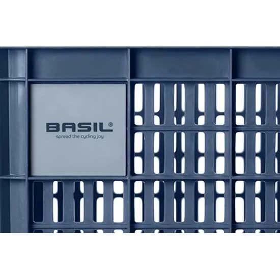 Basil Crate L Frontkorb, Blue, One Size Basil Crate L Frontkorb, Blue, One Size