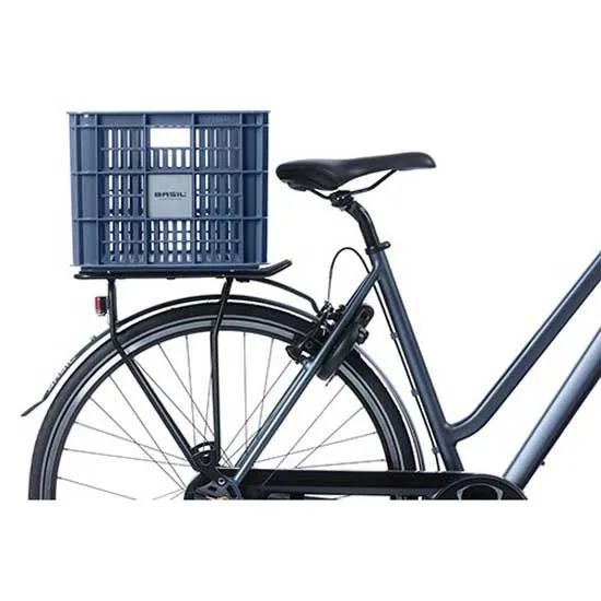Basil Crate L Frontkorb, Blue, One Size Basil Crate L Frontkorb, Blue, One Size