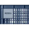 Basil Crate L Frontkorb, Blue, One Size