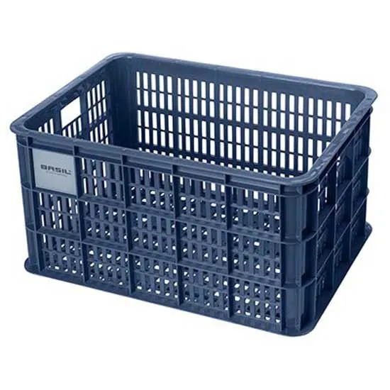 Basil Crate L Frontkorb, Blue, One Size Basil Crate L Frontkorb, Blue, One Size