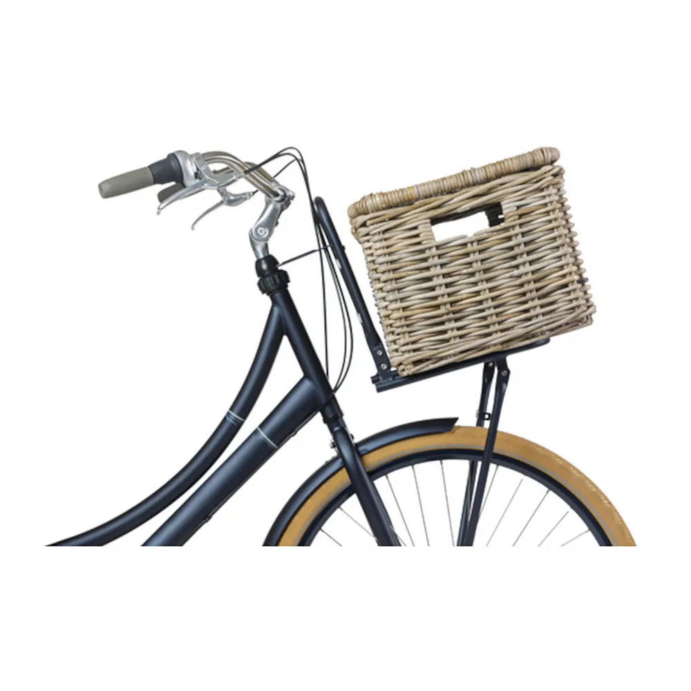 Basil Dax L Frontkorb, Wicker, One Size Basil Dax L Frontkorb, Wicker, One Size