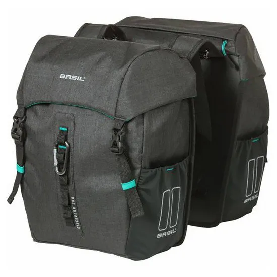 Basil Discovery 365d 18l Fahrradtaschen, Black / blue, One Size Basil Discovery 365d 18l Fahrradtaschen, Black / blue, One Size