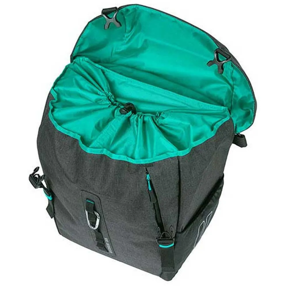 Basil Discovery 365d Hook-on Fahrradtasche 20l, Black, One Size Basil Discovery 365d Hook-on Fahrradtasche 20l, Black, One Size