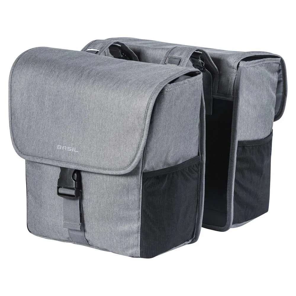 Basil Go Double Fahrradtaschen 32l, Grey, One Size Basil Go Double Fahrradtaschen 32l, Grey, One Size