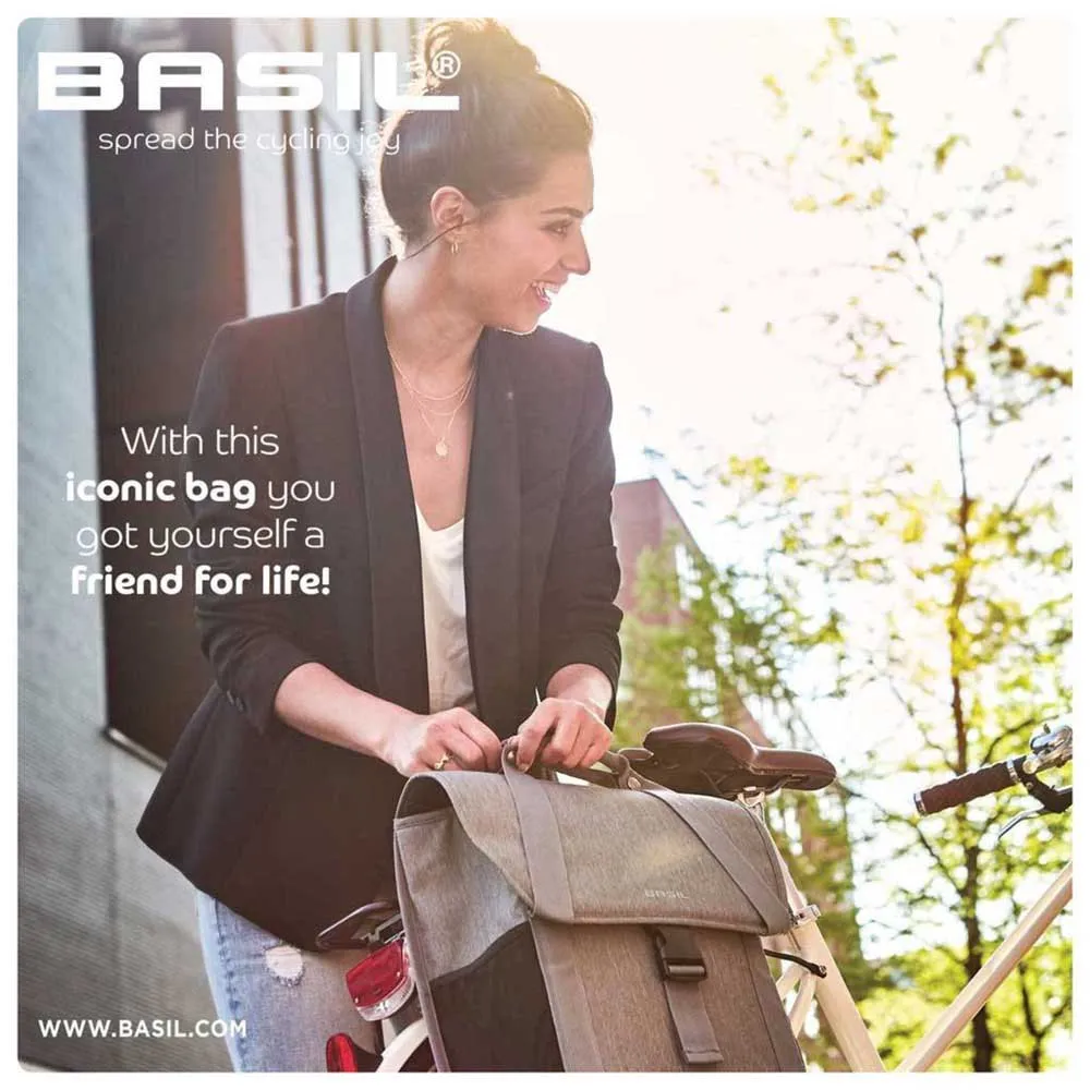 Basil Go Single 16l Fahrradtaschen, Grey, One Size Basil Go Single 16l Fahrradtaschen, Grey, One Size