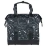 Basil Grand Flower Hook-on Fahrradtasche 23l, Black / white, One Size