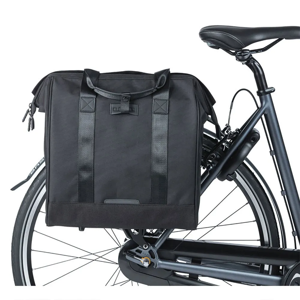 Basil Grand Shopper Fahrradtasche 23l, Black, One Size Basil Grand Shopper Fahrradtasche 23l, Black, One Size