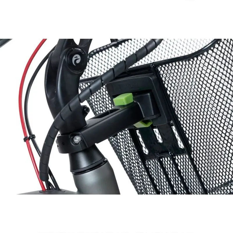 Basil Klickfix Ahead Stem Korbmontage, Black, One Size Basil Klickfix Ahead Stem Korbmontage, Black, One Size