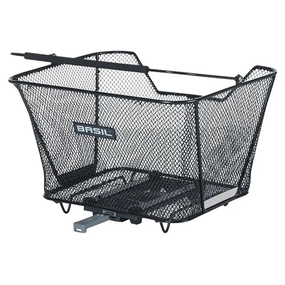 Basil Lesto Mik Hinterer Korb 23l, Black, One Size Basil Lesto Mik Hinterer Korb 23l, Black, One Size