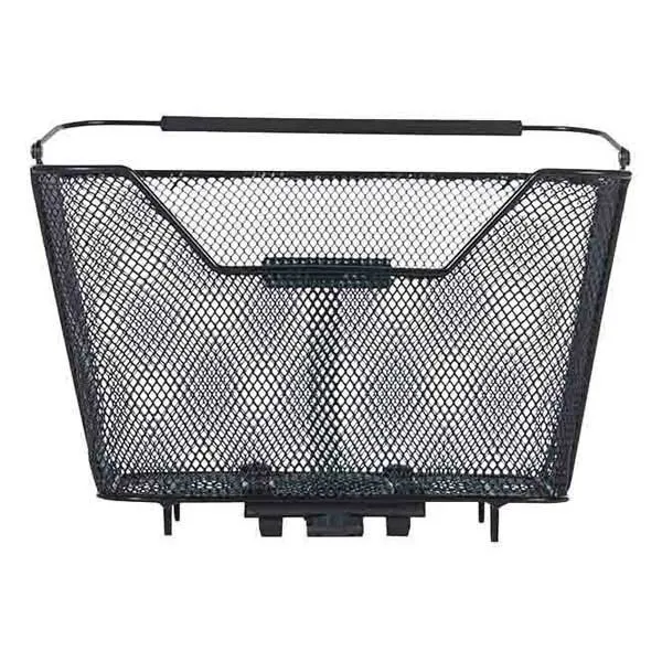 Basil Lesto Mik Hinterer Korb, Black, One Size