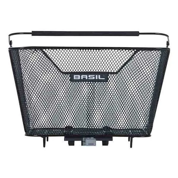Basil Lesto Mik Hinterer Korb, Black, One Size