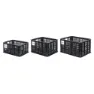 Basil Mik S Hinterer Korb, Black, One Size