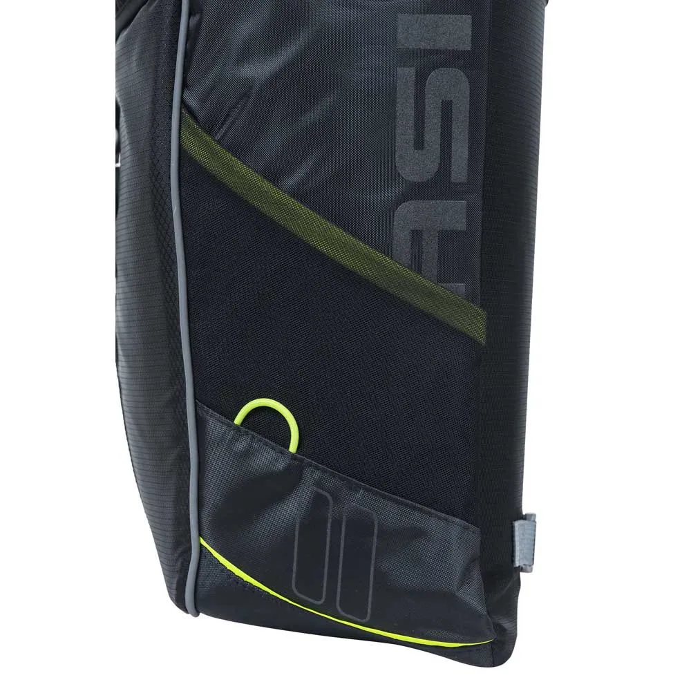 Basil Miles Double Fahrradtaschen 32l, Black / lime, One Size Basil Miles Double Fahrradtaschen 32l, Black / lime, One Size
