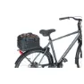 Basil Miles Tarpaulin Mik Fahrradtasche 7l, Black / orange, One Size