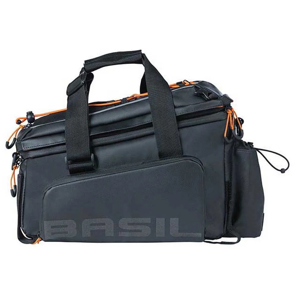 Basil Miles Tarpaulin Xl Pro Fahrradtasche 9-36l, Black / orange, One Size Basil Miles Tarpaulin Xl Pro Fahrradtasche 9-36l, Black / orange, One Size