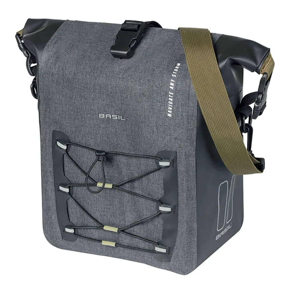 Basil Navigator Storm Fahrradtasche 12-15l, Black, One Size Basil Navigator Storm Fahrradtasche 12-15l, Black, One Size