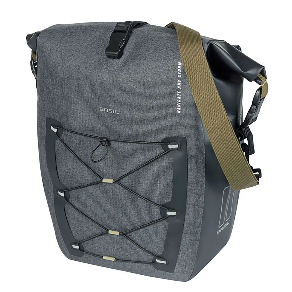 Basil Navigator Storm Fahrradtasche 25-31l, Black, One Size Basil Navigator Storm Fahrradtasche 25-31l, Black, One Size