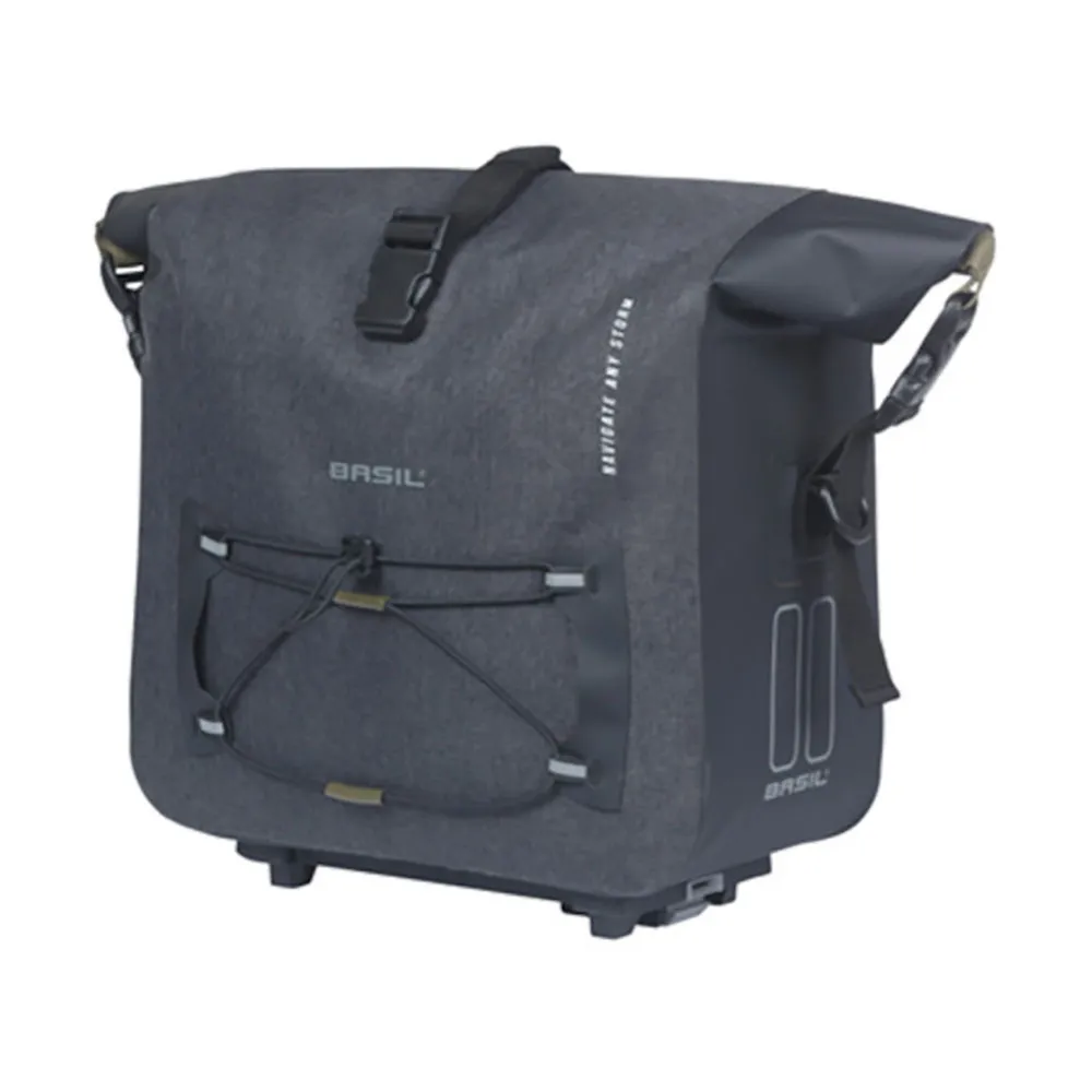 Basil Navigator Storm Mik Gepäckträgertasche 13l, Black, One Size Basil Navigator Storm Mik Gepäckträgertasche 13l, Black, One Size