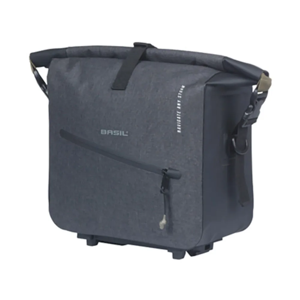 Basil Navigator Storm Mik Gepäckträgertasche 13l, Black, One Size Basil Navigator Storm Mik Gepäckträgertasche 13l, Black, One Size