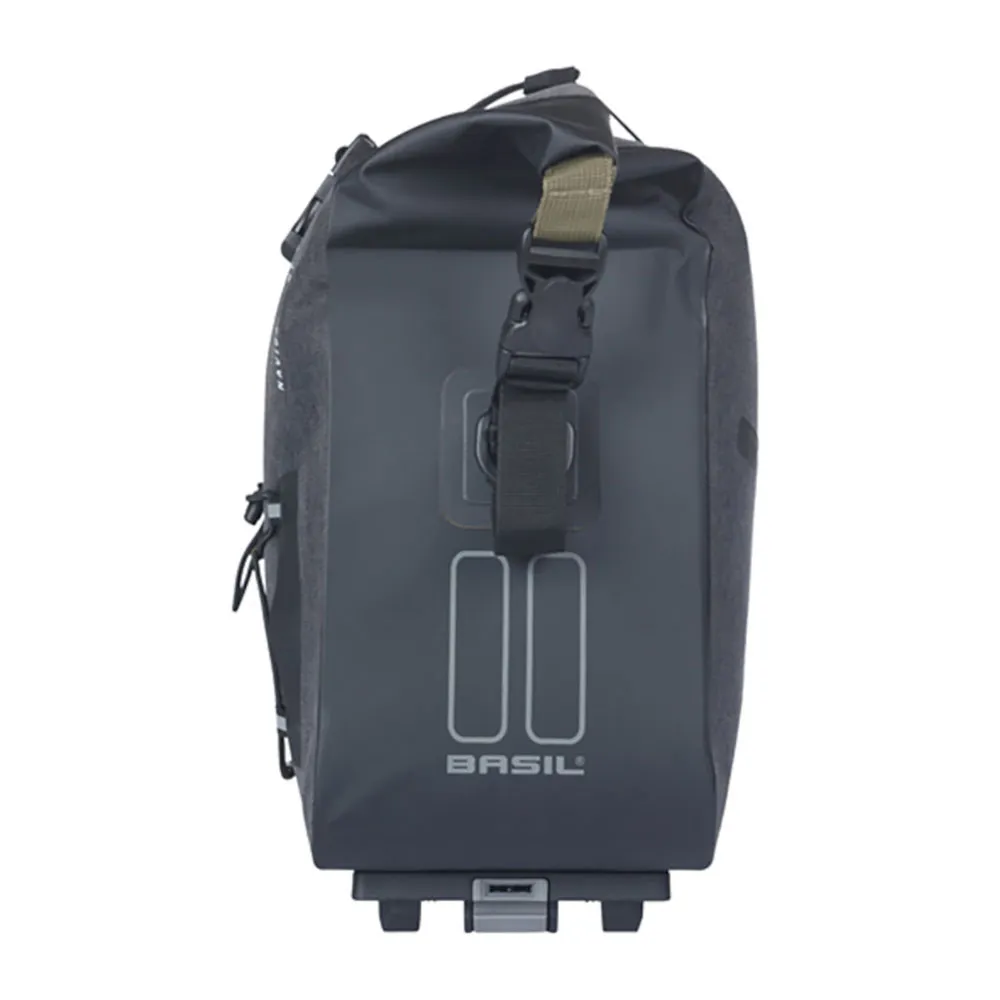 Basil Navigator Storm Mik Gepäckträgertasche 13l, Black, One Size Basil Navigator Storm Mik Gepäckträgertasche 13l, Black, One Size