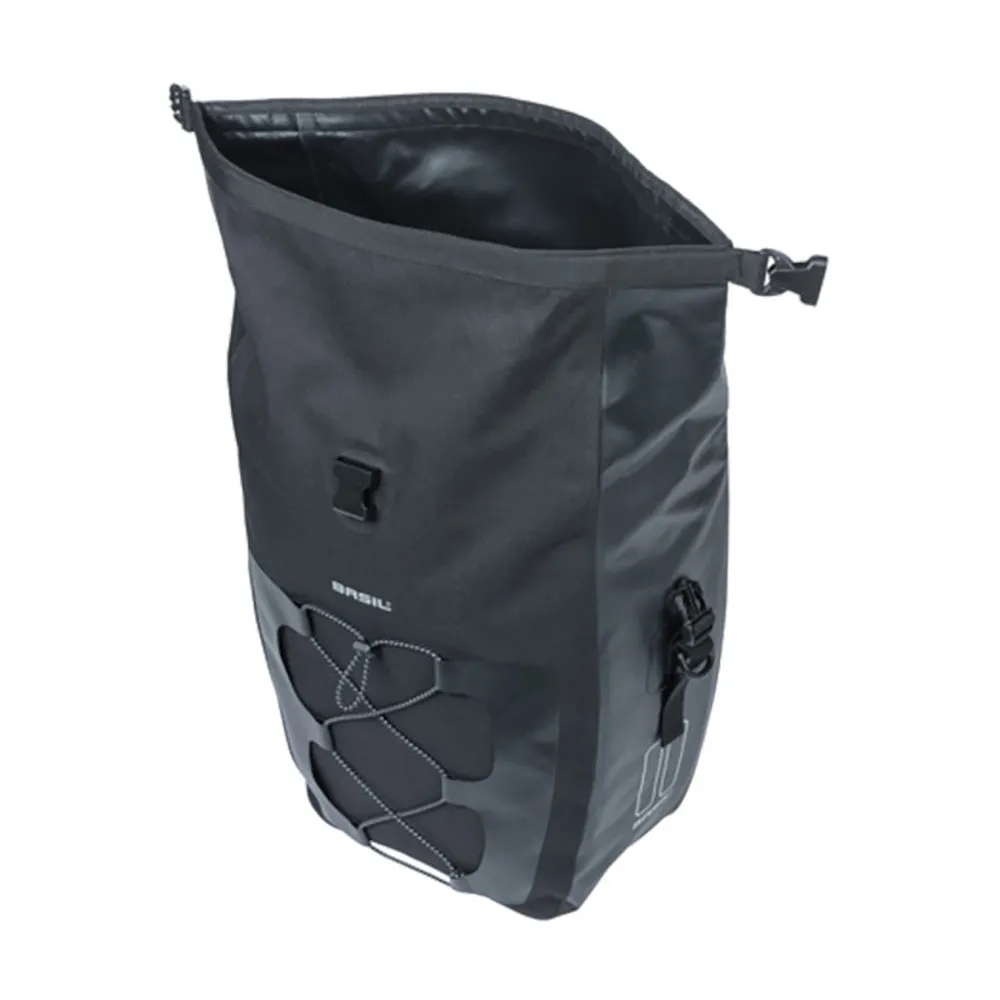 Basil Navigator Waterproof Mik Fahrradtasche 22l, Black, One Size Basil Navigator Waterproof Mik Fahrradtasche 22l, Black, One Size