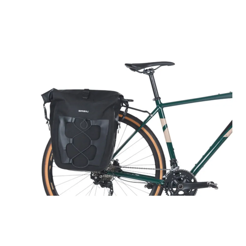 Basil Navigator Waterproof Mik Fahrradtasche 22l, Black, One Size Basil Navigator Waterproof Mik Fahrradtasche 22l, Black, One Size
