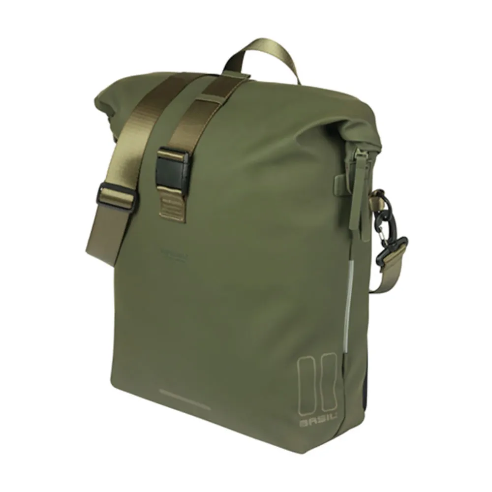 Basil Soho Mik Fahrradtasche 17l, Green, One Size
