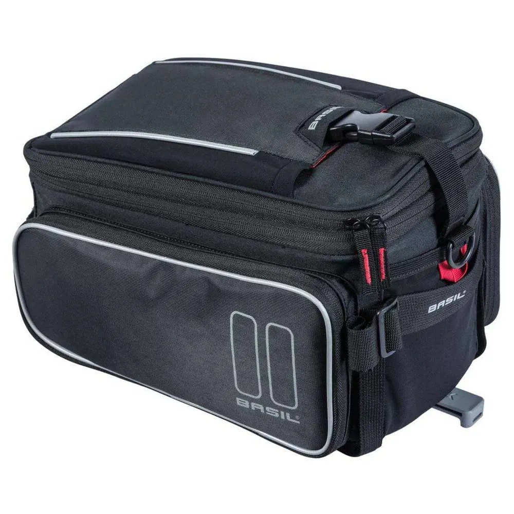 Basil Sport Design Mik Gepäckträgertasche 7-15l, Black, One Size