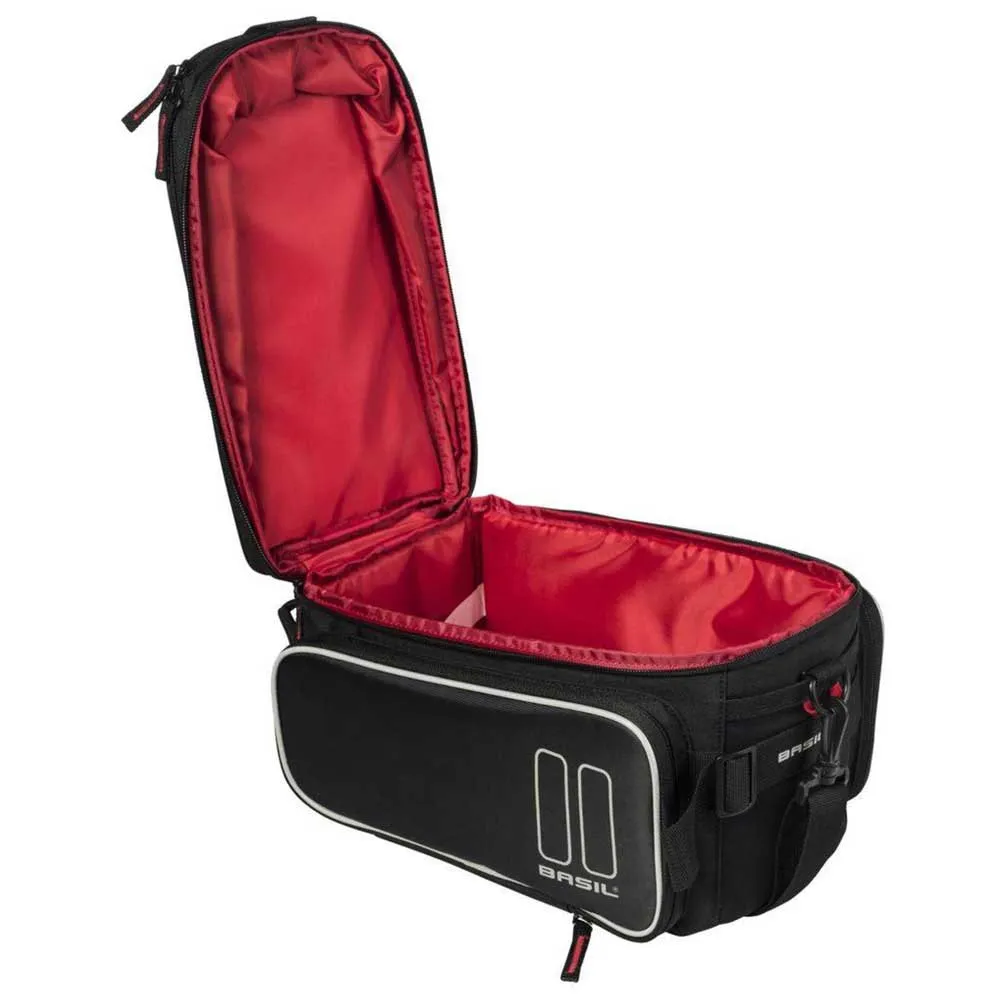 Basil Sport Design Mik Gepäckträgertasche 7-15l, Black, One Size