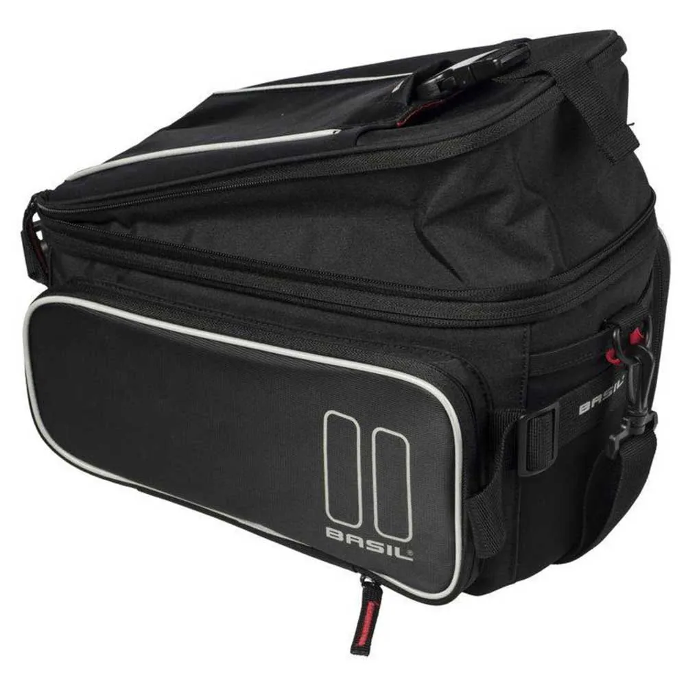 Basil Sport Design Mik Gepäckträgertasche 7-15l, Black, One Size