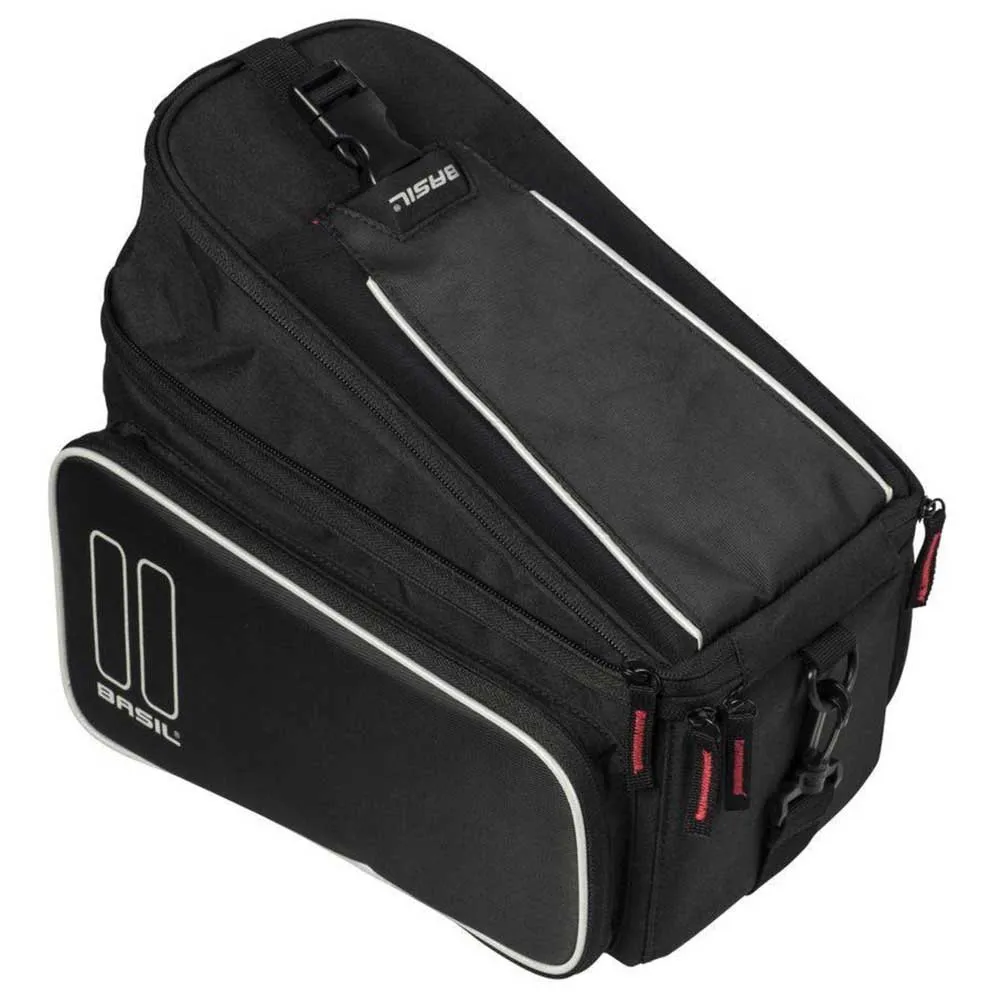 Basil Sport Design Mik Gepäckträgertasche 7-15l, Black, One Size