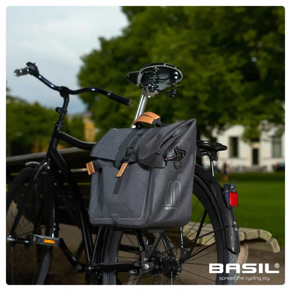 Basil Urban Dry Business Gepäckträgertasche 20l, Dark grey, One Size Basil Urban Dry Business Gepäckträgertasche 20l, Dark grey, One Size