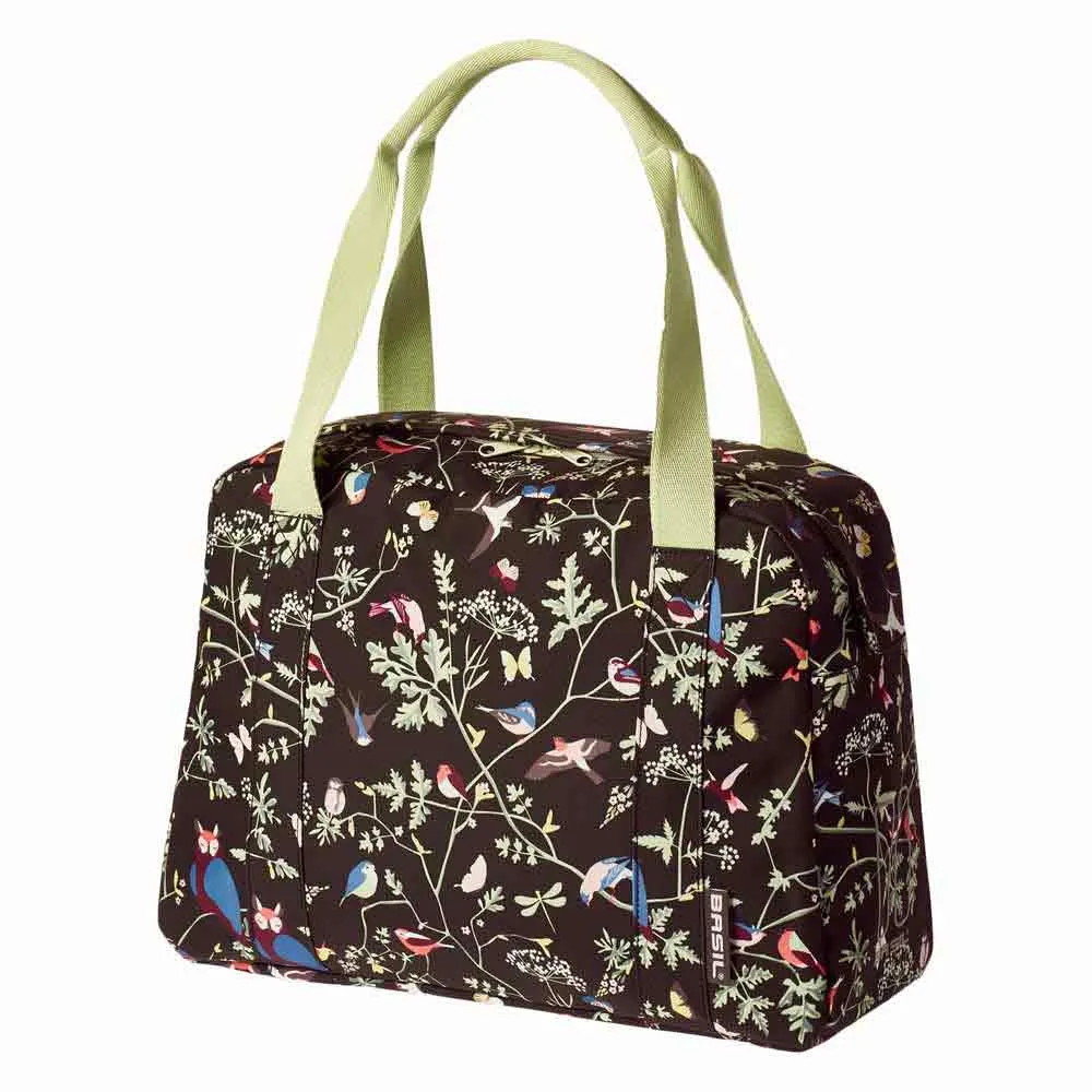 Basil Wanderlust Carry All 18l Fahrradtaschen, Black / birds, One Size Basil Wanderlust Carry All 18l Fahrradtaschen, Black / birds, One Size